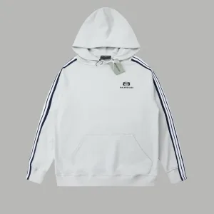 Super Clone Balenciaga Hoodie Red Cotton Pure Autumn Winter Patch