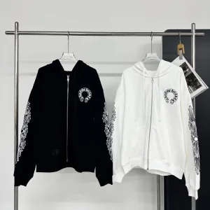 Super Clone Chrome Hearts Jacket Black Autumn