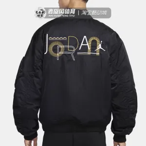 Super Clone Reps Jordan Outerwear Black Twill Exquisite Workmanship Autumn Early 3D Pocket Side Pockets