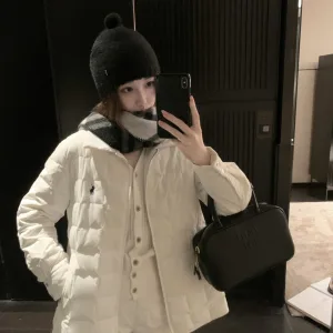Super Clone AAA Ralph Lauren Cotton-Padded Coat Red Cotton Autumn Winter And Embroidery
