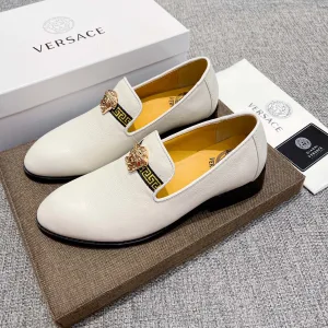 High Quality Versace Abs Leather Shoes For Spring