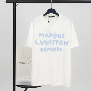 Luxury High Quality Louis Vuitton Cotton Short-Sleeved T-Shirt