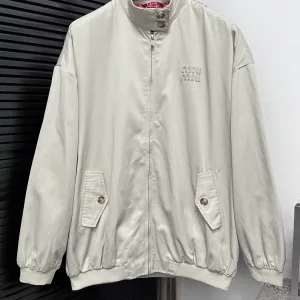 High Quality Aaa Miu Miu Cotton Long-Sleeved Shirts For Autumn