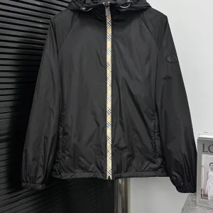 Luxury Burberry Nylon Coat For Autumn