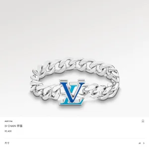AAA High Quality Louis Vuitton Bracelet Silver
