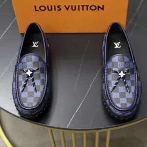 Aaa Louis Vuitton Canvas Leather Shoes