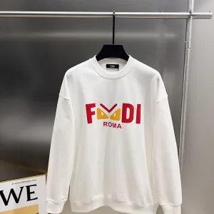 Luxury Designer Fendi Long-Sleeved For Autumn