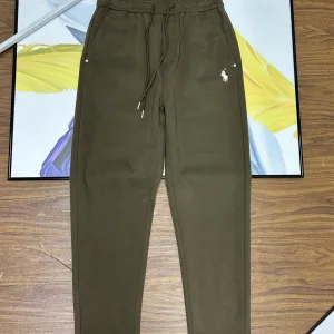 Luxury Ralph Lauren Sweatpants Red Unrestricted Movement Simple And Versatile Exquisite Workmanship Minimalist Style Embroidery
