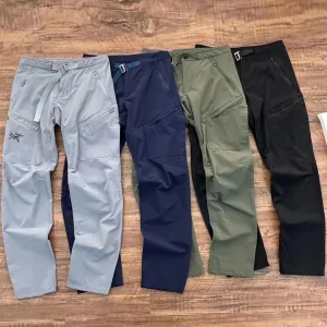 High Quality Archaeopteryx Cargo Pants Green Cotton Pure Spring Autumn