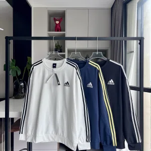 Designer Luxury Adidas Sweatshirt Blue Easy To Match