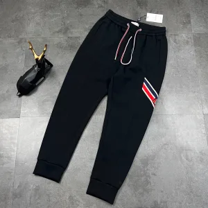 High Quality AAA Moncler Sweatpants Red Eva Cotton Sophistication Autumn