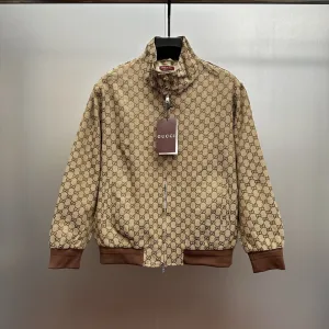 1:1 Gucci Canvas Outerwear
