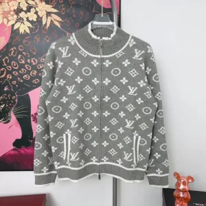 High Quality Louis Vuitton Jacquard Coat For Autumn
