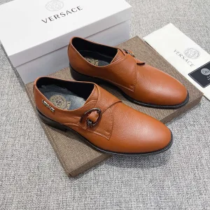 Aaa Designer Versace Cowhide Leather Shoes