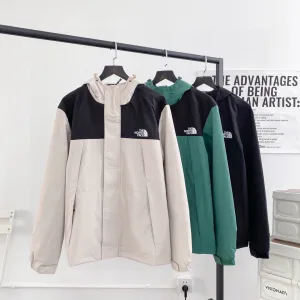 Reps High Quality The North Face Jacket Green Polyester Fiber Spring