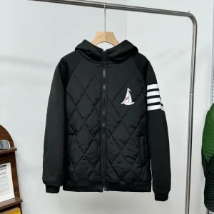 Luxury Super Clone Thom Browne Cardigan Red Cotton Winter