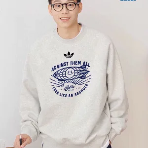 High Quality Super Clone Adidas Sweatshirt Red Down Enhanced Comfort Autumn