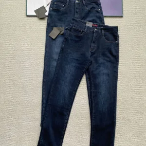 Super Clone Prada Jeans Red Cotton Long-Staple Spandex Denim Autumn Winter Metal Logo