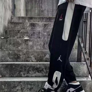 Reps High Quality Nike Pants Red Running Spring Summer Embroidery Patch
