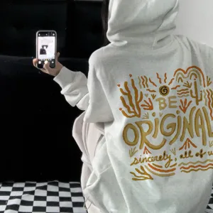 High Quality North Hoodie Ash Cotton Pure Soft Easy To Match Patch