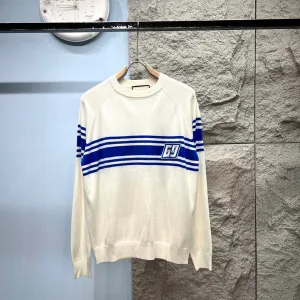 Reps AAA Gucci Sweater Red Wool Blend Jacquard Autumn Winter