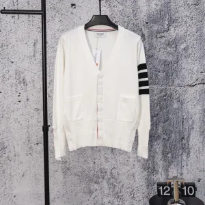 AAA Thom Browne Outerwear Brown Wool Modal