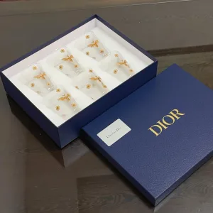 High Quality Luxury Dior Glass Tablecloth