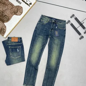 Designer High Quality Ralph Lauren Jeans Red Denim Stretch