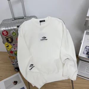 Super Clone Balenciaga Sweater Red Eva Wool Winter Embroidery