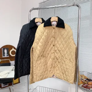 Reps Burberry Outerwear Ash Cotton Down Polyester Patch