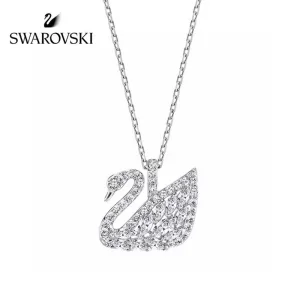 AAA Luxury Swarovski Necklace Red Feather Lace