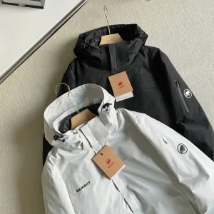 Reps Mammut Windbreaker Black Duck Down Minimalist Style Light Outdoor