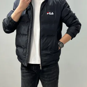 High Quality Fila Down Jacket Red Duck Winter