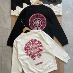 Reps Chrome Hearts Hoodie Red Cotton Soft And Gentle Spring Autumn Winter