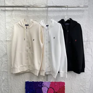 Super Clone Ralph Lauren Jacket Red Plain Weave Winter