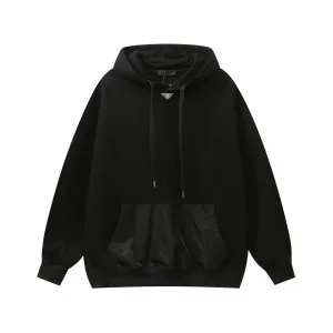 Reps Super Clone Prada Hoodie Ash Silk