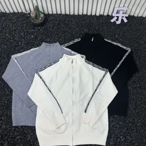 AAA Dior Sweater Black Jacquard Easy To Match Autumn Winter