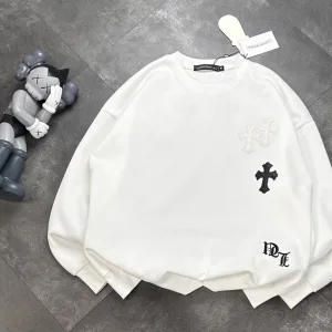 Luxury Chrome Hearts Hoodies Ash