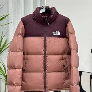 High Quality Super Clone North Down Jacket Red Duck Nylon Rock Climbing Spring Embroidery