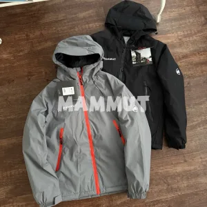 Reps Mammut Cotton-Padded Clothes Red Cotton Winter Zippered Pocket