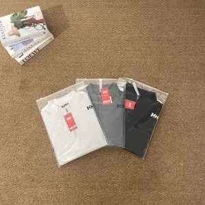 High Quality Designer Helly Hansen Long-Sleeved Shirts Red Down Polyester Nylon Spandex Fiber Quick-Drying Autumn Winter And Zippered Pocket