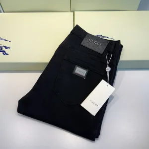 High Quality Gucci Black Pants Ash Slim Fit