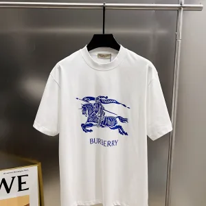 Designer Burberry Short-Sleeved T-Shirt For Fall