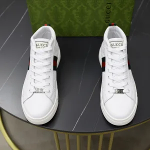 1:1 Gucci Leather Sneakers