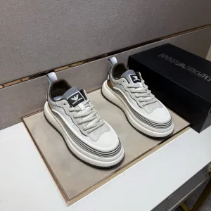 AAA Designer Armani Casual Shoes Color Mesh