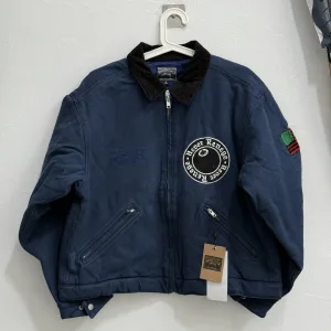 High Quality Stussy Outerwear Blue Cotton Denim Autumn Winter