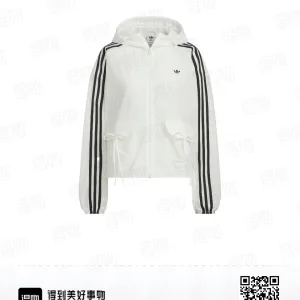 High Quality Adidas T-Shirts Purple Down Nylon Woven Fabric Adjustable Drawstring Embroidery Side Pockets