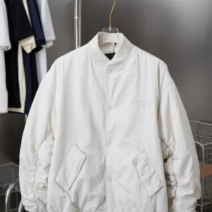 Reps Designer Balenciaga Jacket Red Nylon Fabric Embroidery