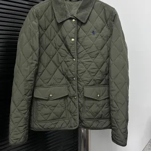 Luxury Aaa Ralph Lauren Corduroy Cotton-Padded Jacket