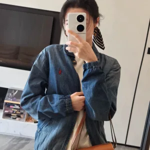 Designer Ralph Lauren Jeans Red Denim Clean Lines